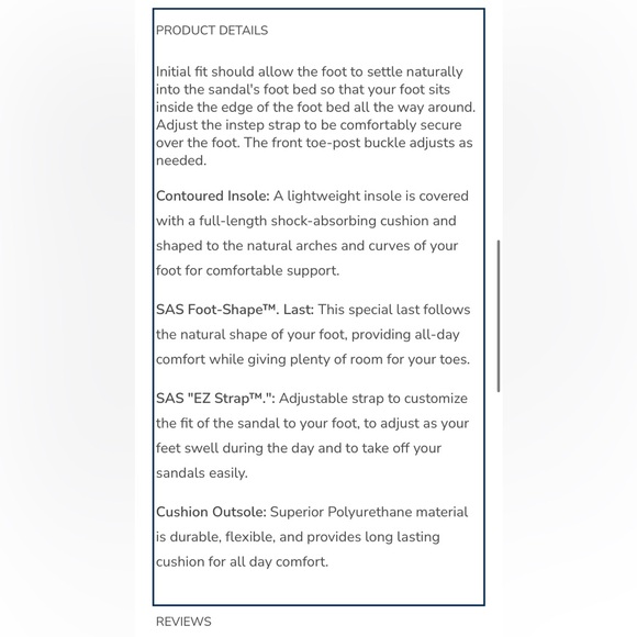 NEW SAS Marina T-Strap Sandals Shoes Womens 10.5 M Pearl White - Picture 11 of 11